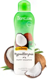 Various pet shampoo bottles lined up, showcasing the top choices for keeping your pet's coat clean and healthy
